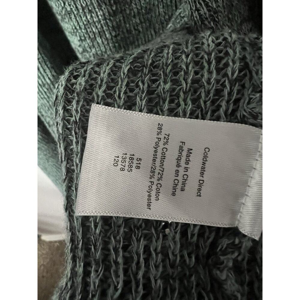 Coldwater Creek Green Marbled Open Front Cardigan Size 2X - Picture 4 of 4